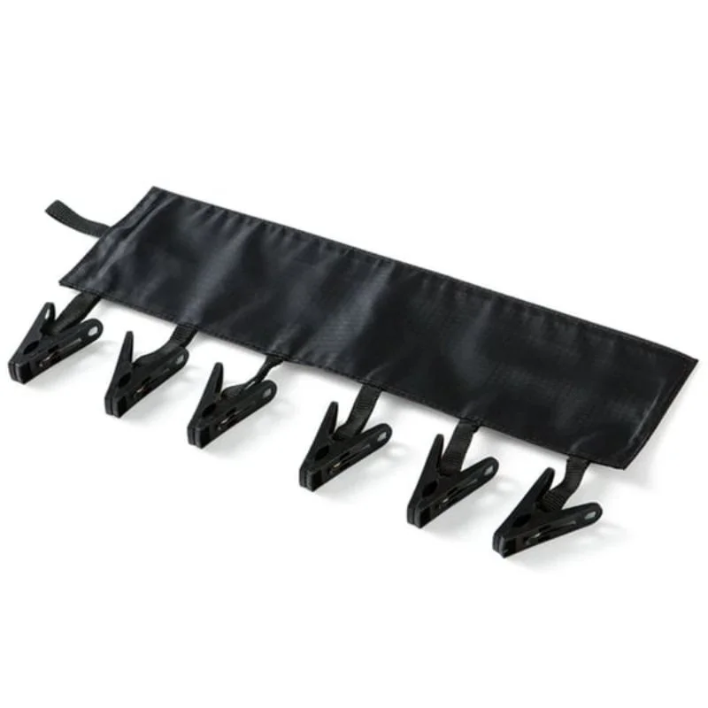 Travel Fabric Clothes Hanger Folding Portable Bathroom Folding Cloth Hanger Velcro Travel Multifunctional Cloth Hanger 6
