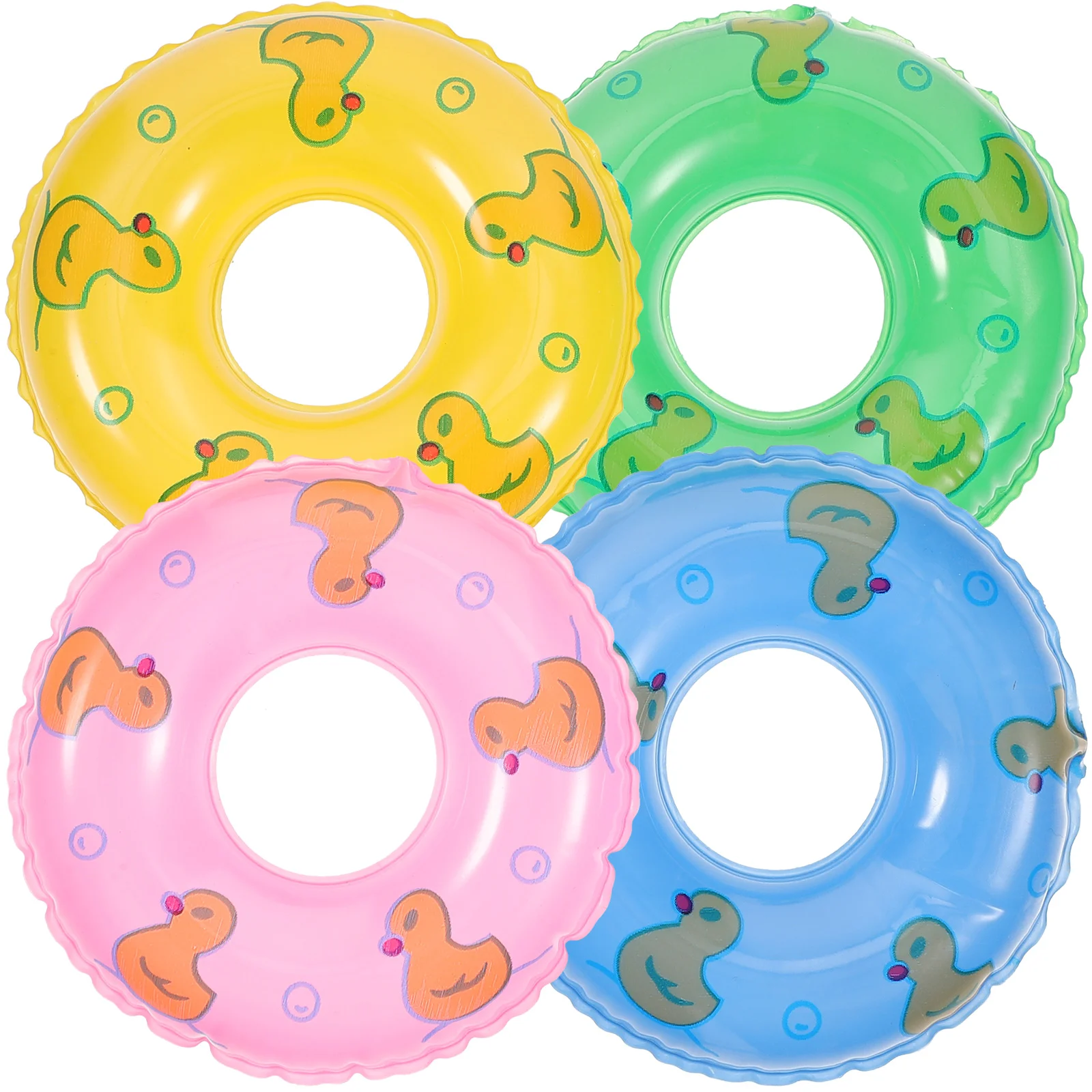 

Safigle Model Float Photo Rings Layout Color Mini Small Inflatable Bright Swimming Decors Girl Miniature Water Dollhouse