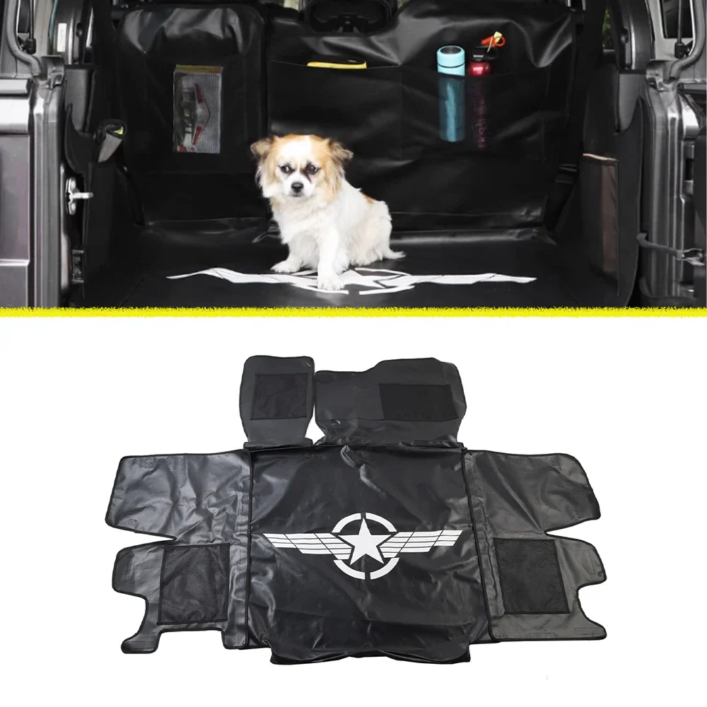 

for Jeep Wrangler JK JL Gladiator JT 4-Doors 2007-2023 Trunk Liner Mat Cover Dog Pet Cargo Mat Water Resistant Car Accessories