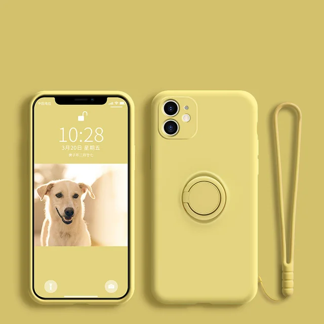 thumbnail image 1 of Ring Holder Silicone Case For Samsung Galaxy A50 A70 A71 A53 A33 A32 A30 A52 A72 A42 A12 A22 A23 A13 A51 A73 A54 5G Liquid Cover, 1 of 5