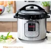 Electric Pressure Cooker 10 in 1 Multifunctional, Slow Cooker, Rice Maker, Programmable with 18 Cooking Presets, Non-Stick, 6 Qt 2