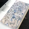 Butterflies Wave Mouse Pad XXL Anti-Slip Purple Blue Pink White Desk Mat Computers Offices and Gaming Keyboards Stylish Design 3