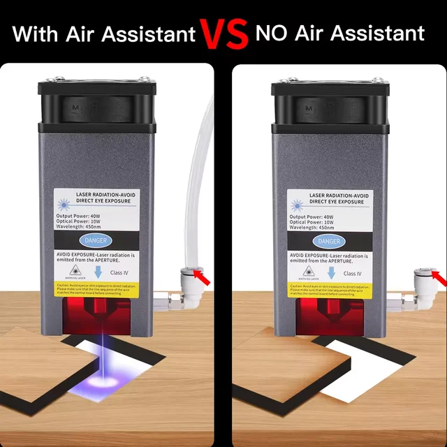 Laser Air Assist Pump AC 110V/220V Air Assist Compressor for Laser Cutter and Engraver Adjustable 10-30 L/Min 3