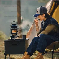 Camping Stove Patio Heaters Hand Warmer Bonfire Garden Tourist Patio Heaters Portable Cooker Outdoor Heating Calentador LLPH 2