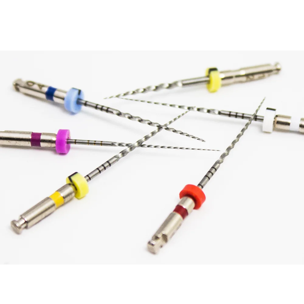 Enhanced Dental Endodontic NiTi File System for Effective Treatment - 6 Pieces/Box