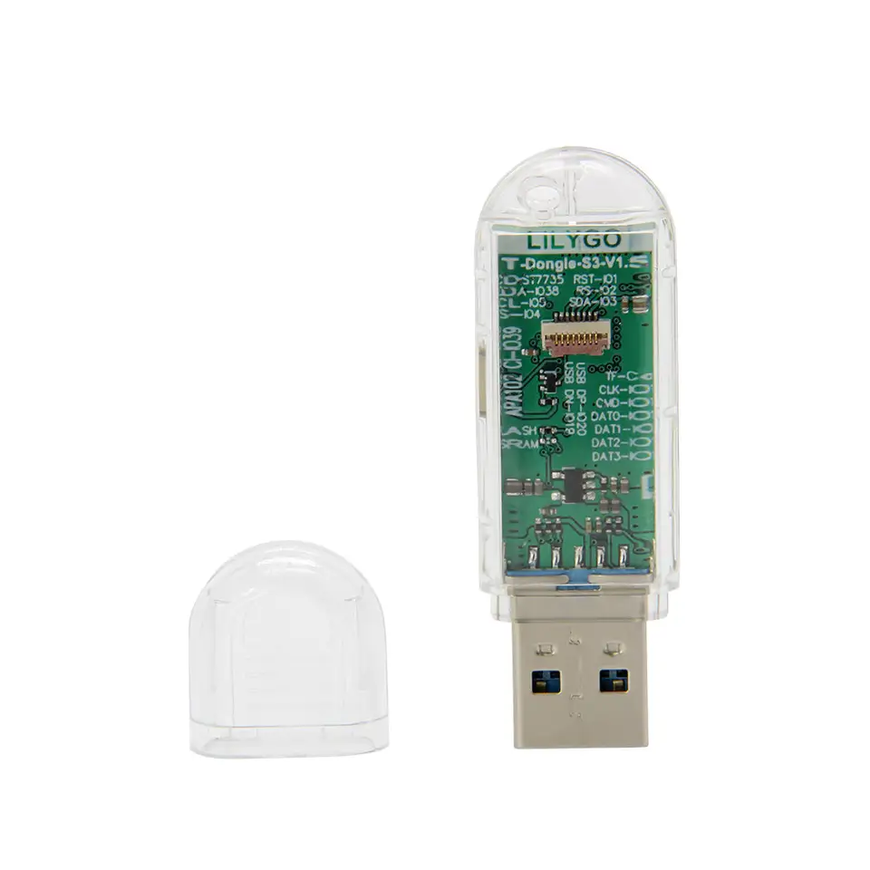 LILYGO T-Dongle-S3 Development Board with 0.96 inch LCD Display, WiFi & Bluetooth Support, TF Card Slot image 3
