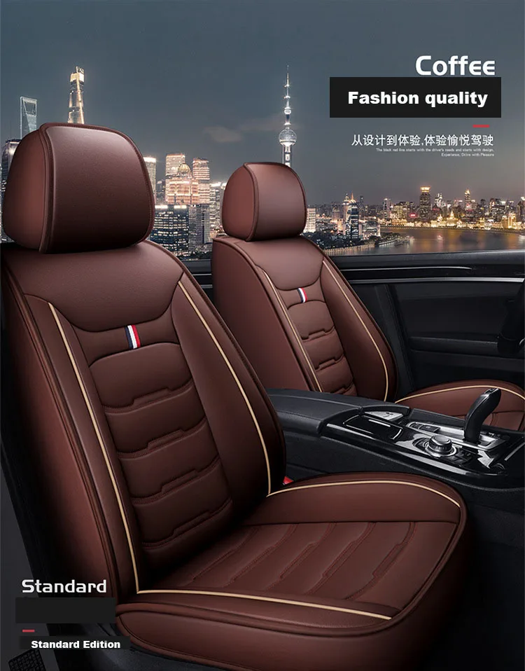 

All-season Full Encirclement Car Seat Cushion for Tesla Model-S Model-X Model 3 Model YSummer Leather Seat Cover