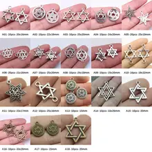

six-pointed Star Charm Pendant Jewelry Findings Components Handmade