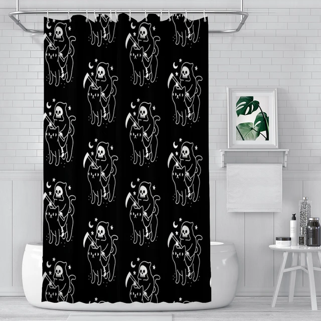 1 pieza cortina de ducha impermeable partición baño cortinas de