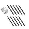 10 Pack Replacement Refill Pen Nibs Standard for Bamboo for Intuos Pens for Wacom CTL460, CTH460, CTH461, (With Removal Ring) 1