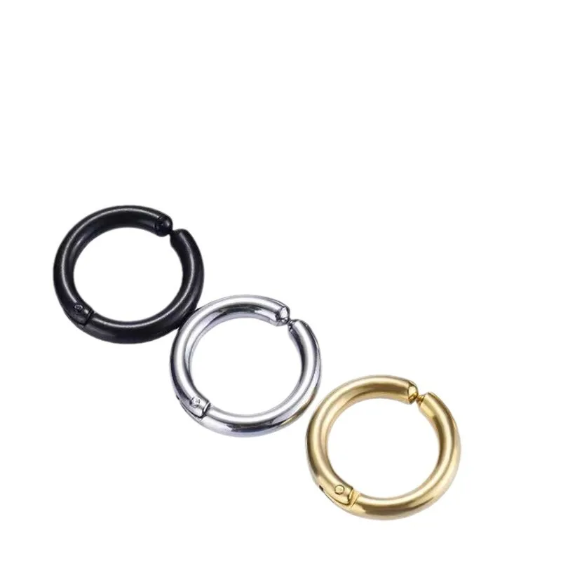 Ear Clip Earrings Clip Earrings Ear Clip Hoop Earrings Ear Accessories 1 Pc Non-Piercing Fake Hoop Earrings Classic Punk Stainless Steel Circle Hoops Clip On Ear Earrings for Women Men Without Hole