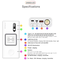 FERISING For iWatch Macbook Wireless Power Bank 5