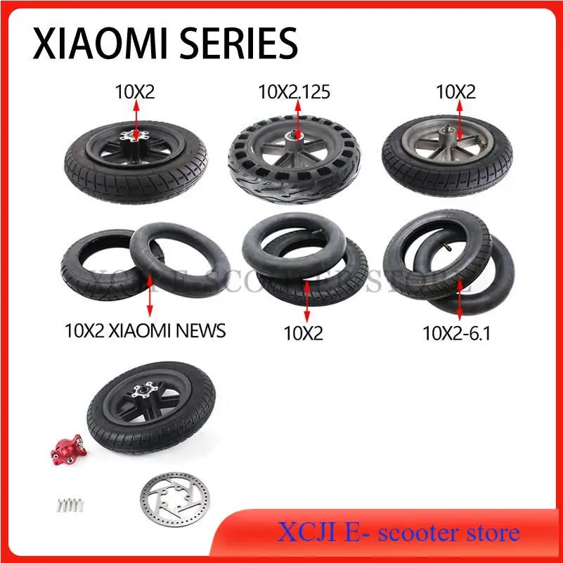 SYACHI Lot De 2 Pneus De Scooter 10 ", 10 X 2-6.1, Auto-réparants