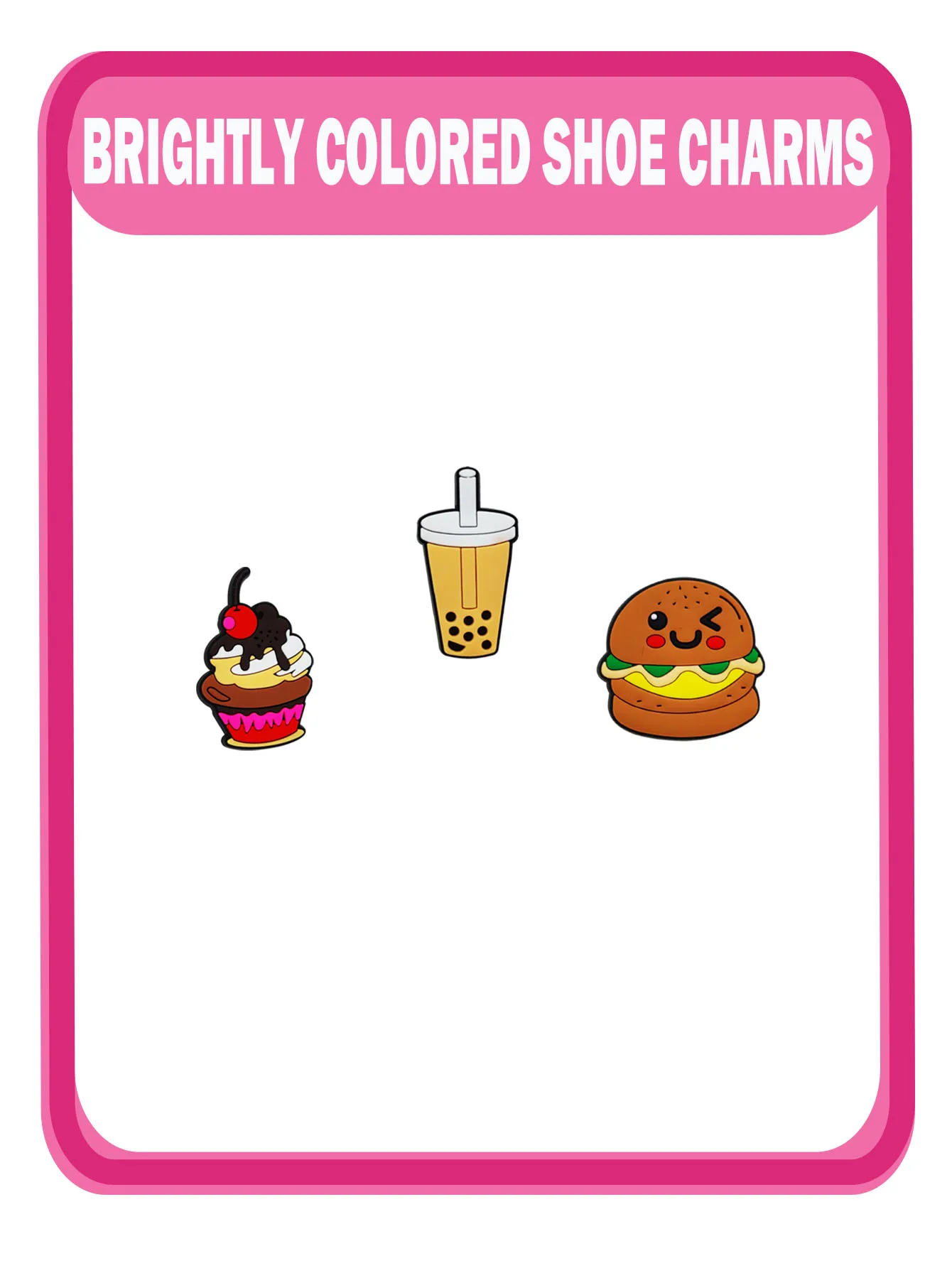 15 قطعة سلسلة الغذاء دونات الأحذية السحر للأحذية م...