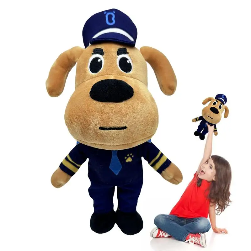 Sheriff Labrador Plush Toys Cartoon  Animation Dog Huggable  Doll Stuffed Figurine For Easter Children's Day Valentine's Day New anime sheriff labrador dog plush toy security sergeant labrador wolf dog cartoon doll boys girls soft stuffed toys children gift