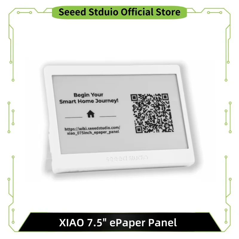 XIAO ESP32 ePaper Panel 7.5 800×480 e-Ink Display with 3.7V