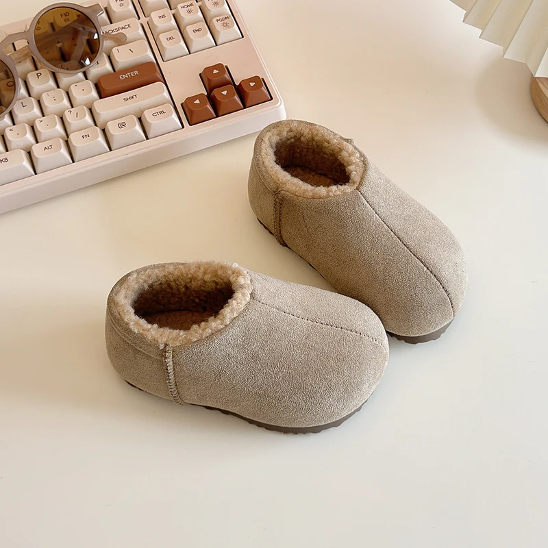 Warm Cotton Kids Loafers Winter Shoes