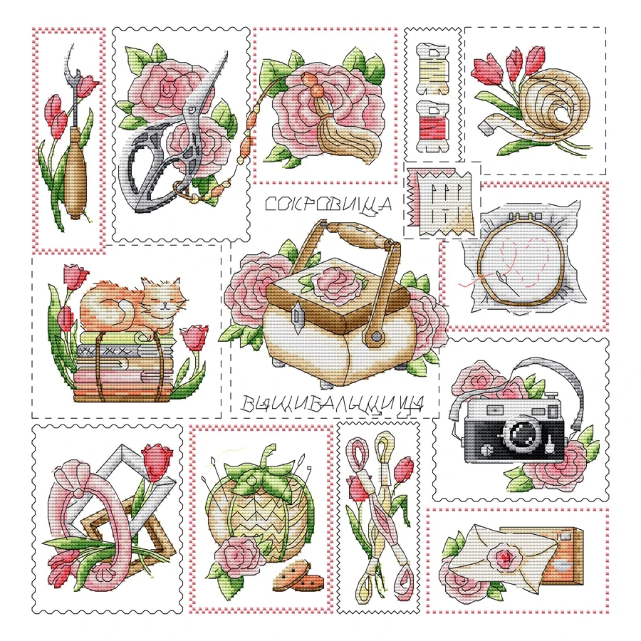 Joy-Sunday-Cross-Stitch-Kit-Love-Handmade-Cross-Stitch-Patterns ...