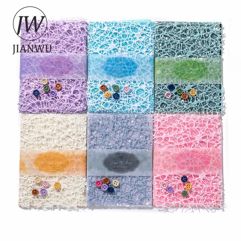 JIANWU 로맨틱 시리즈 종이, 빈티지 패턴, 할로우 콜라주 재료, 크리에이티브 DIY 정크 저널 문구, 26 매