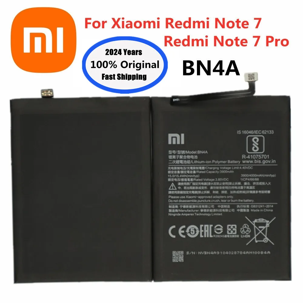 

Аккумулятор для Xiaomi Redmi Note7 Note 7 Pro M1901F7C, 2024 мАч