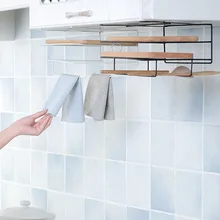 

Kitchen Iron Chopping Board Storage Rack Basket Wall Hanging Shelves Cutting Board Cover Storage Rack Kitchen Organizer Supplies