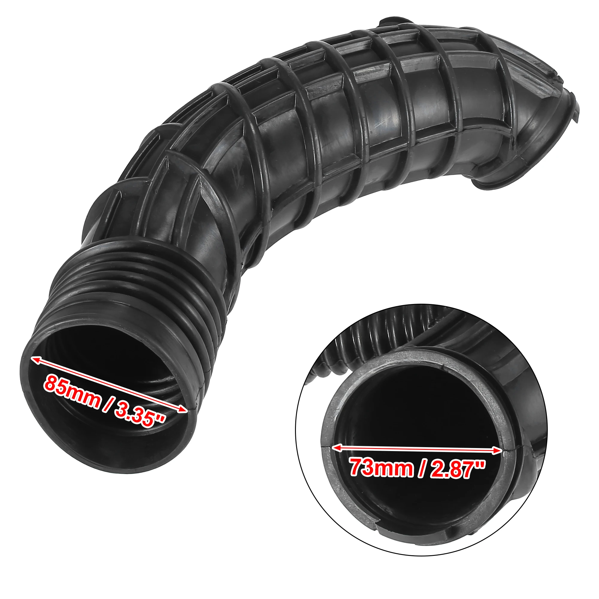 UXCELL Engine Air Intake Hose for BMW X3 2.5i 2.5L L6 Gas 2004-2005 13543412291