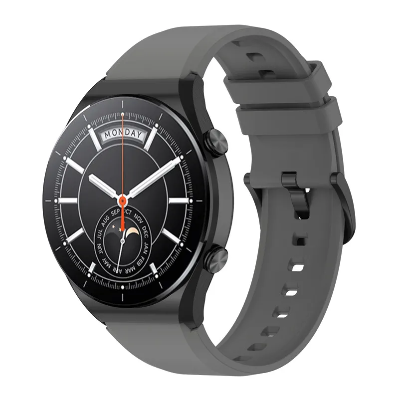 For Xiaomi MI Watch S1 Active /Watch Color 2 Watch Band 22mm MI watch sport Strap Silicone Bracelet Replaceable Accessories