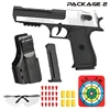 Black Automatic Shell Ejection Desert Eagle Toy Gun, Air Gun, Soft Bullet Continuous Firing Children's Shooting Weapon 1