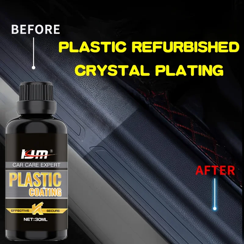 One car plastic repair kit, plastic crystal coating retread reducer, black car interior crystal plating maintenance wax 3