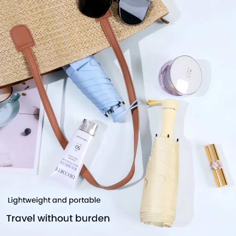 Compact Foldable Umbrella with UV Protection