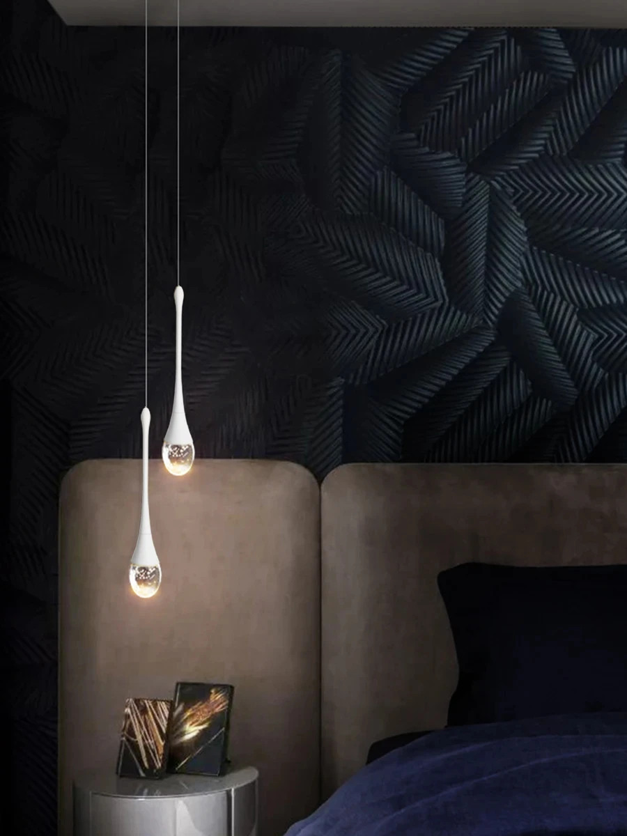 Modern Bubble Crystal Pendant Light - Indoor Hanging Lamp for Kitchen Dining Living Room Bar Cafe Decor