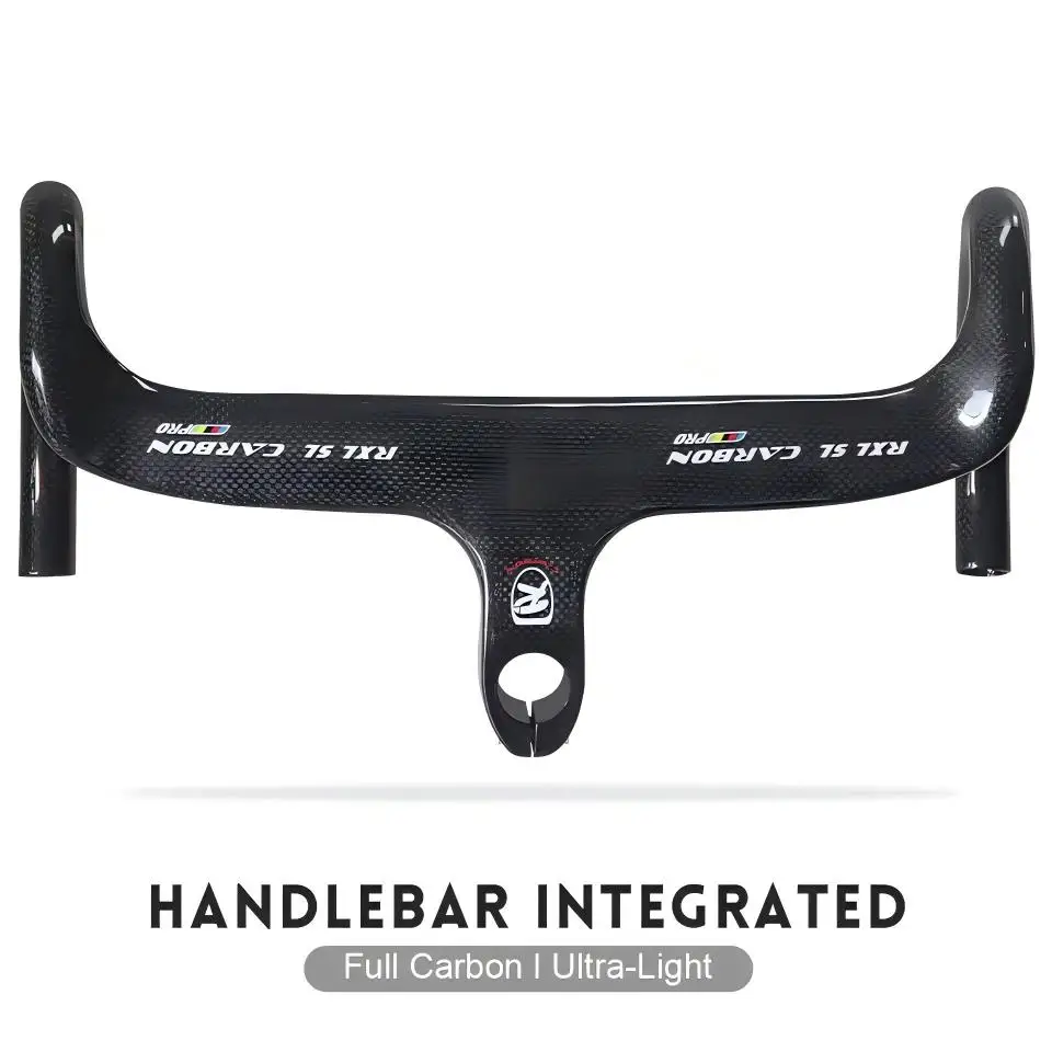 Guidon Intégré Câble Interne Cockpit Vélo De Route Carbone