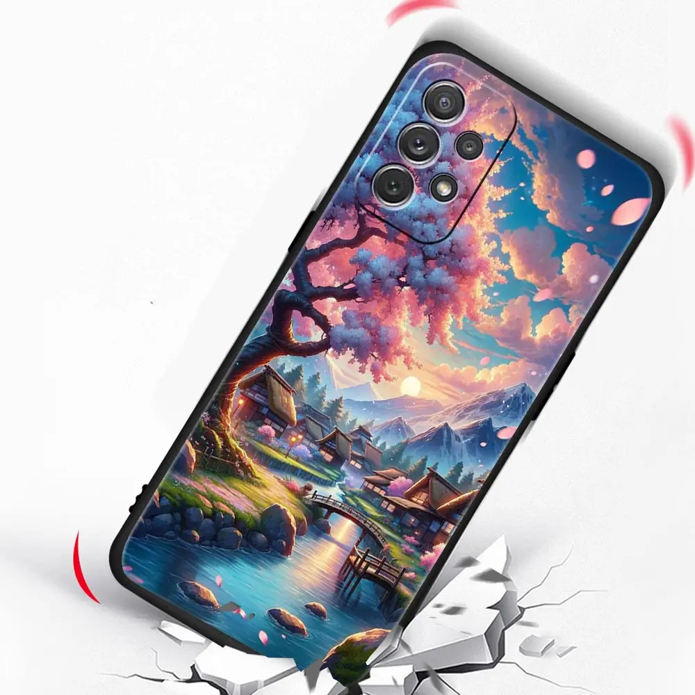 Pink Spring Cherry Blossoms Phone Case Cover