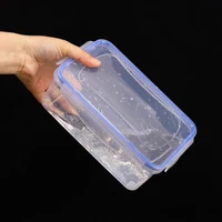 Boîte de rangement des aliments au réfrigérateur avec couvercle en plastique, boîte de conservation de la fraîcheur des aliments, boîte de pique-nique, 550 ml, 1000 ml, 1500 ml, 2500ml 5