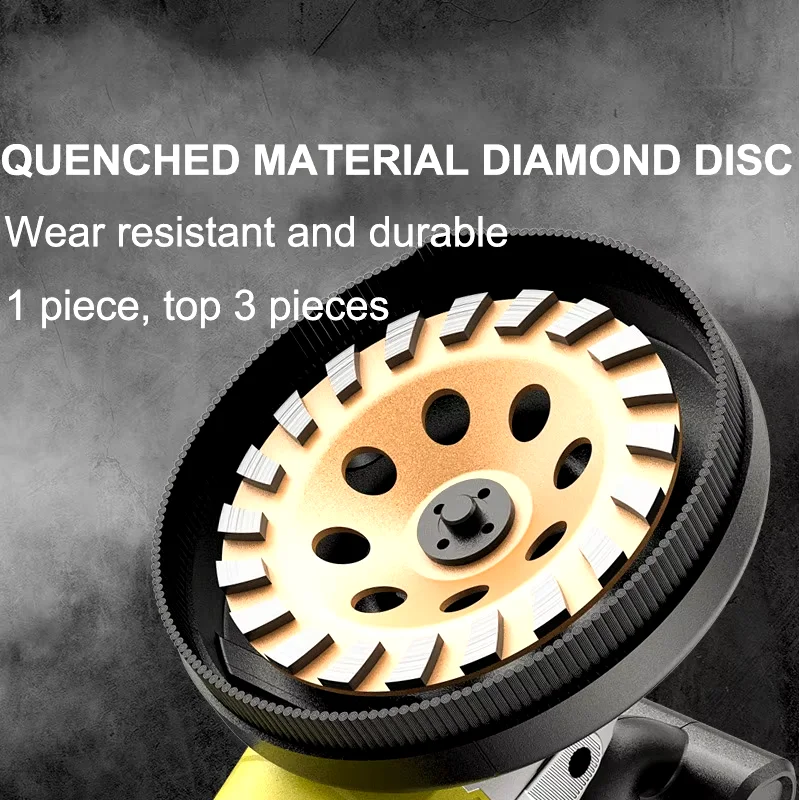 Wall Grinding Machine Ground Concrete Polishing Machine Dust-Free Ground Angle Grinder Pavement Electric Planing Milling Tools