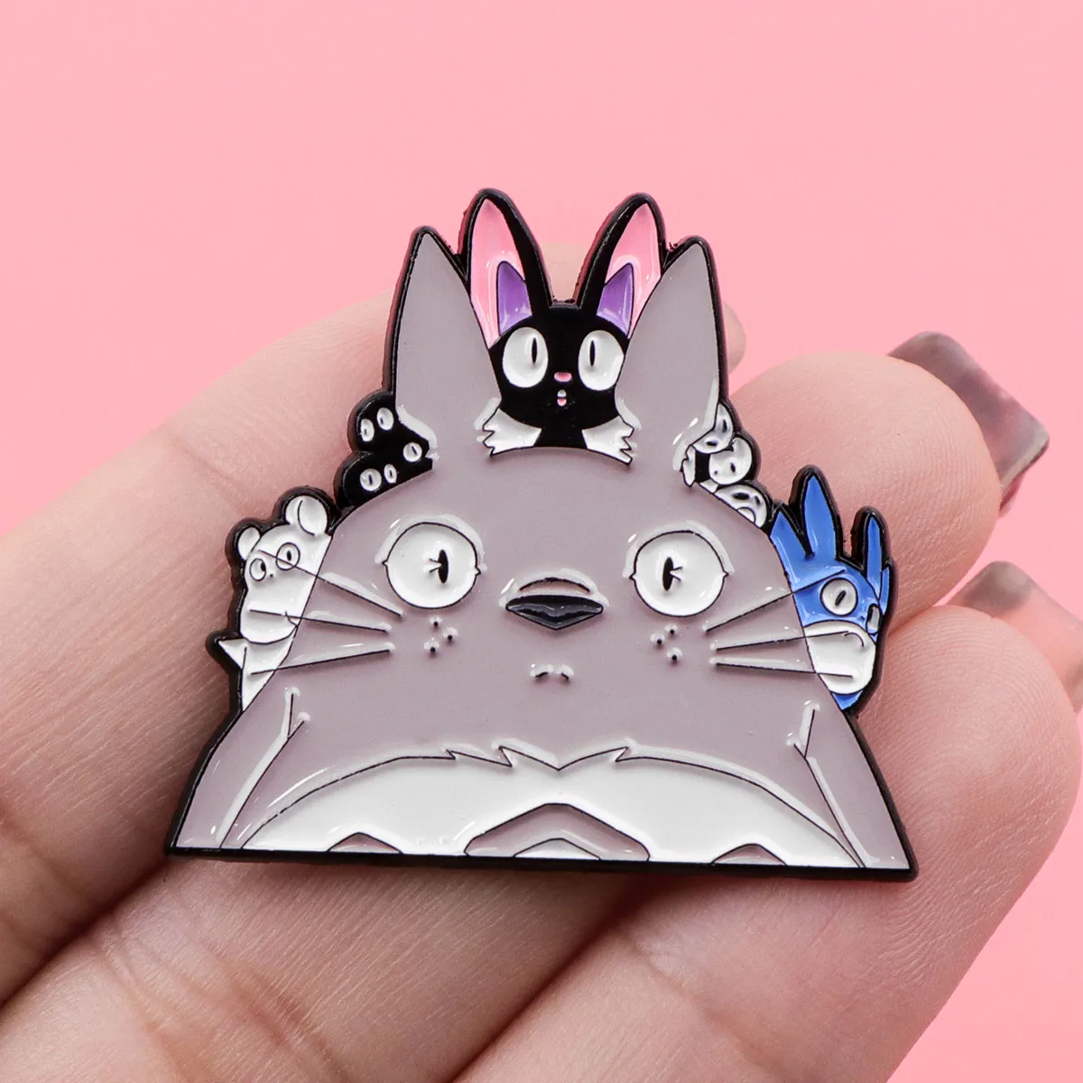 Enamel Pins Anime Figures Pins Cartoon Badges Brooches for Clothing Jewelry Accessories Gifts for Kids