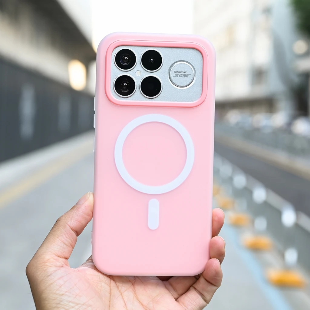 Simple Magnetic 2-in-1 Skin-Friendly Liquid Silicone Shockproof Case Cover