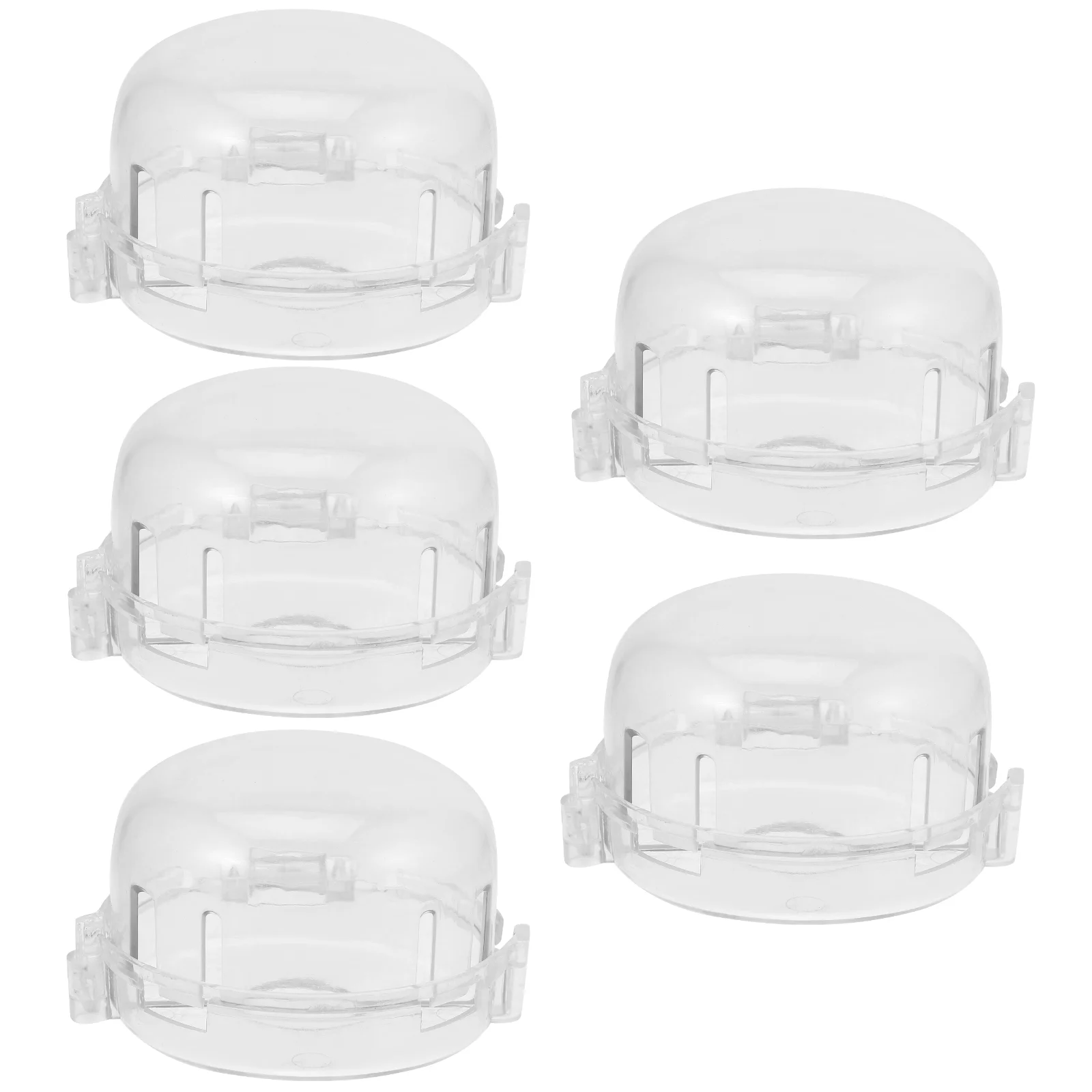 5 Pcs Gas Stove Safety Guards Childproof Knob Covers Oven Cover Protector Locks For Safety Covers With Double Switches Plastic