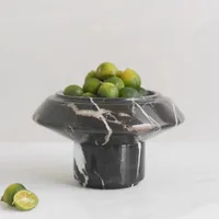 Modern Simple Home Decoration Marble Fruit Tray European Light Luxury Style End Table Tray Small Ornaments Photographic Prop 1