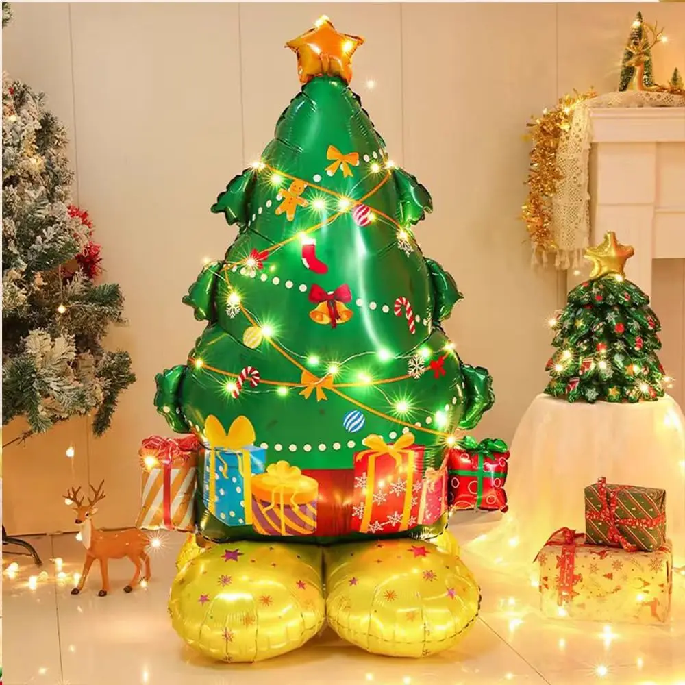 Christmas Party Balloons Decorations Large Snowman Santa Claus Christmas Foil Balloon for Home New Year Party Decor Supplies