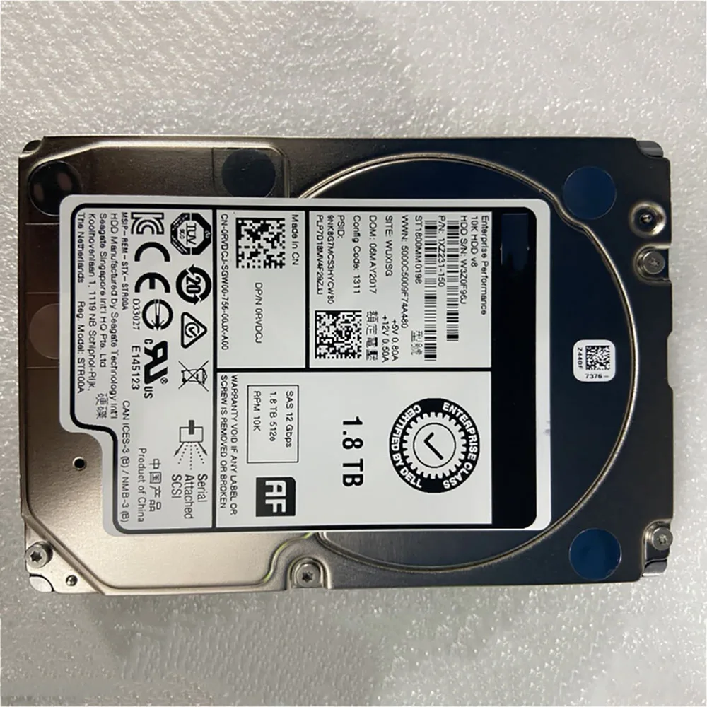 DELL  ϵ ũ 1.8T 10K 1.8 SAS 12G 0RVDCJ RVDCJ ST1800MM0198  2.5 TB