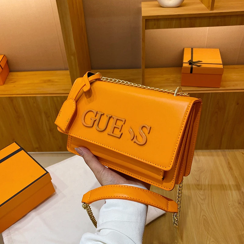 Light Luxury High-End Small Bag, Women'S Trendy Fashion Bag, Single Shoulder Crossbody Chain Bag, Letter Small Square Bag 3