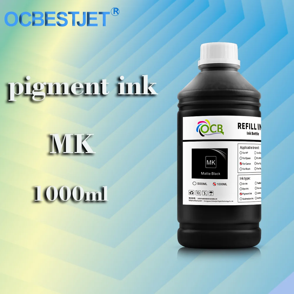 1000ML Pigment Ink For Canon PFI-120 320 307 707 PFI-8120 For TM-200 TM200 TM-205 TM-300 TM-305 TM300 iPF 830 840 850 Printer