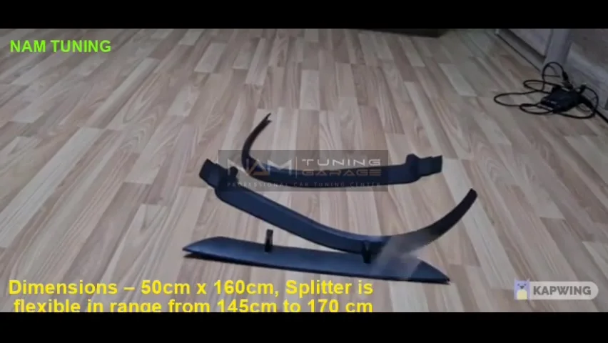 Для Citroen C4 CUPRA R передний бампер универсальный 3 шт. диффузор черный спойлер