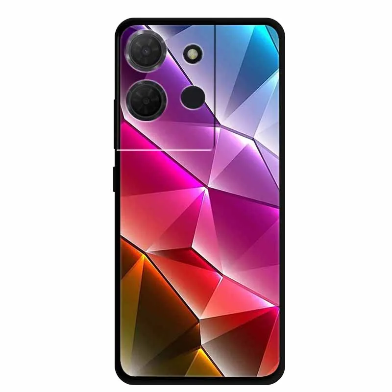 Stylish Black Marble Silicone Phone Cover - Fashionable and Protective TPU Shell