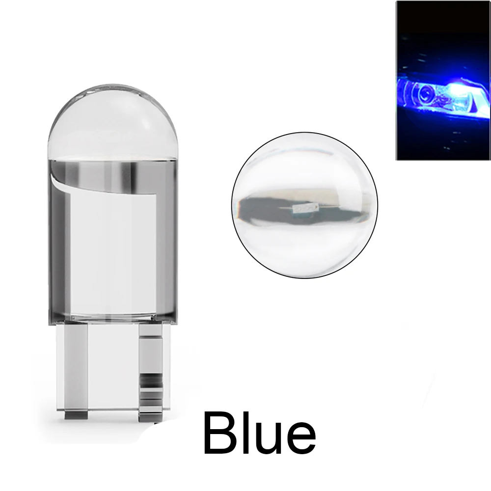 ตัวเลือกสินค้า หลอดไฟ LED รถยนต์ COB T10 สีขาว น้ำเงิน แดง สำหรับไฟส่องป้ายทะเบียน