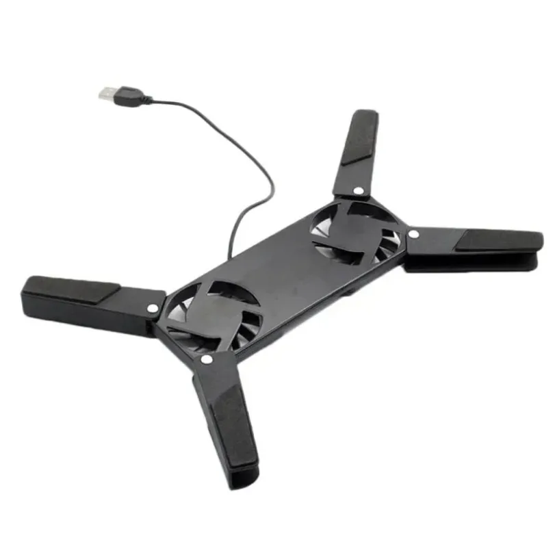 Laptop Cooler Bracket USB Powered Cooling Dock Laptop Cooling Pad 2 Fan Notebook Stand Universal 7 15" 1