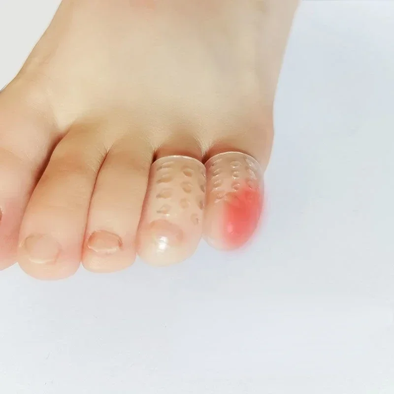 

Silicone Toe Cap Cover Anti-Friction Breathable Toe Protector Prevents Blisters Transparent Toe Cap Foot Care Tool