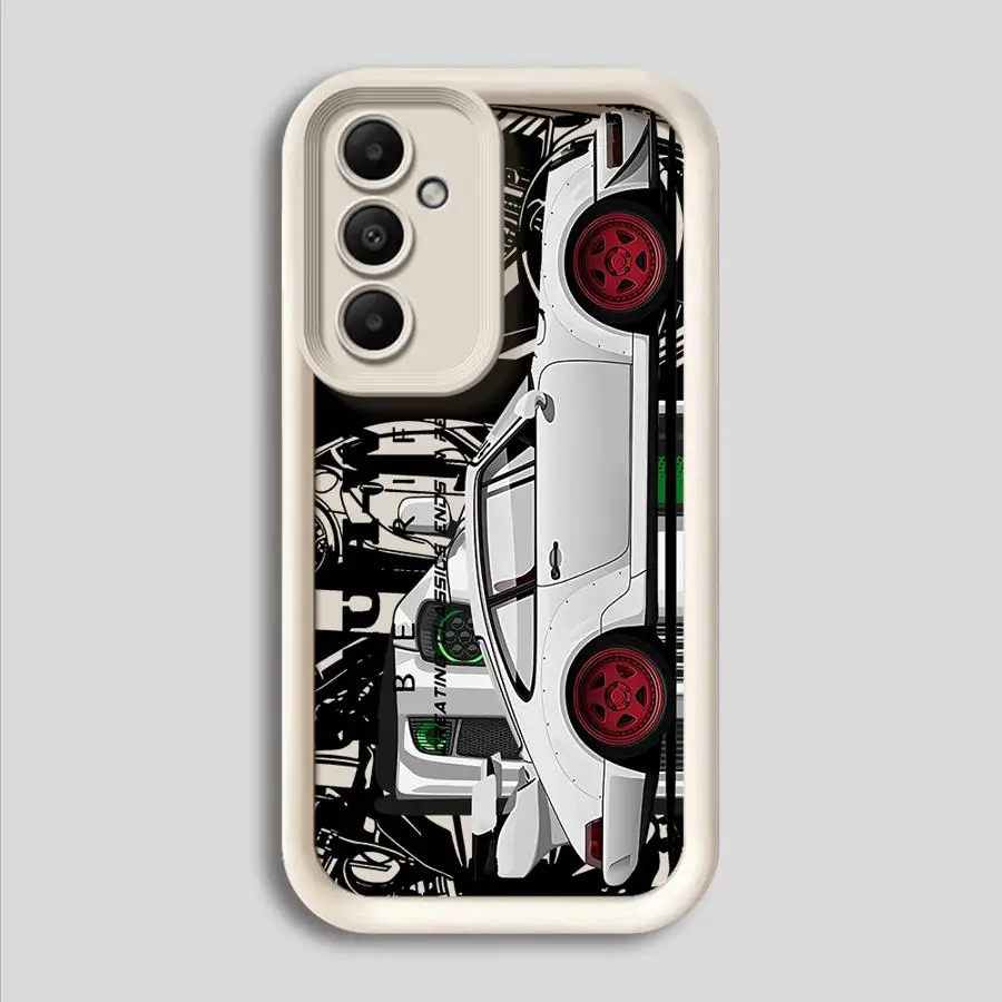 Soft Cover Phone Case with Japan JDM Sports Design