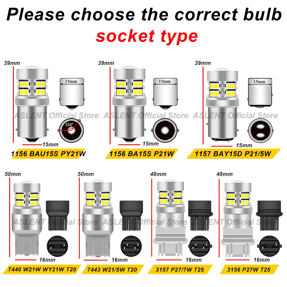 3030 ĵ���� �ڵ��� ���� ���õ�, �극��ũ ��� ��, ���� 12V, LED 19SMD, PY21w Ba15s P21w P21/5W T20 T25, 2x1156